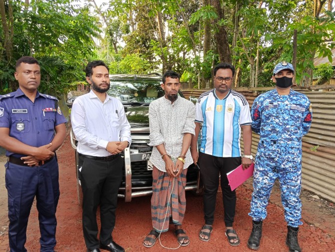 লালমোহনে গাজা ব্যবসায়ীর দুই মাসের কারাদণ্ড