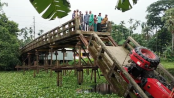 লালমোহনে বালুবাহী ট্রাকসহ ধসে পড়ল ঝুঁকিপূর্ণ ব্রিজ, চালক নিহত