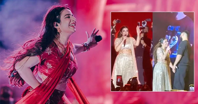 কনসার্টের মঞ্চে বাগদানের ঘোষণা ‘ধুরন্ধর’ গায়িকার