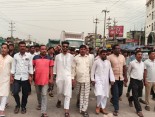 ভালুকায় কৃষকদল নেতার উপর হামলার প্রতিবাদে বিক্ষোভ মিছিল