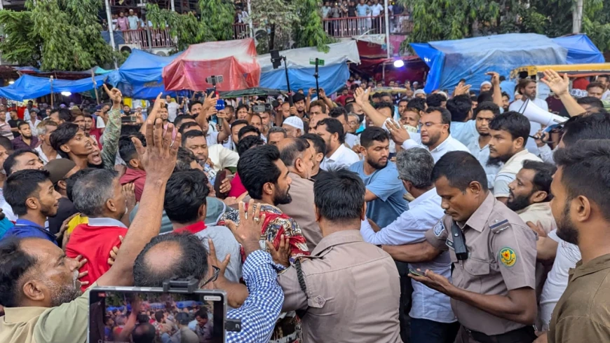 গুলিস্তানে জামায়াতের মিছিলে হামলার অভিযোগ, উত্তপ্ত ফুলবাড়িয়া