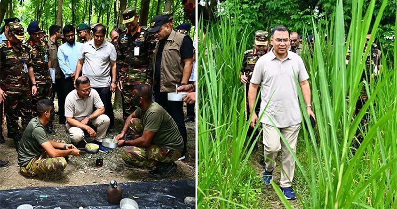 সেনাবাহিনীর গ্রীষ্মকালীন মহড়া পরিদর্শন করলেন প্রধানমন্ত্রী