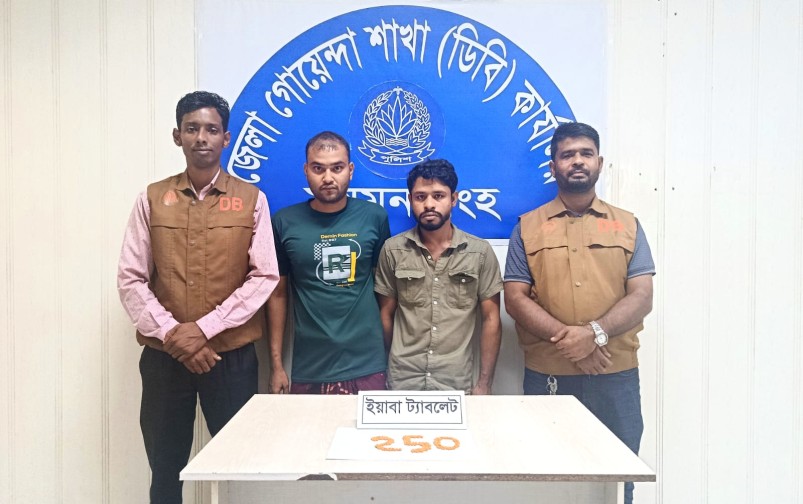 ঈশ্বরগঞ্জে ২৫০ পিস ইয়াবাসহ দুই মাদক কারবারি গ্রেপ্তার