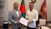 প্রধানমন্ত্রীর হাতে যোগদানপত্র দাখিল করলেন জহির উদ্দিন স্বপন